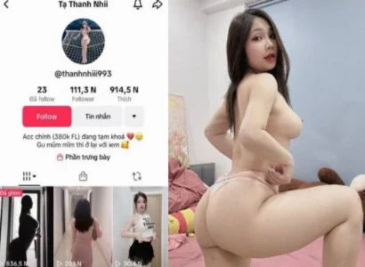 Cô gái TikTok Tạ Thanh Nhi bị nện cực ngon
